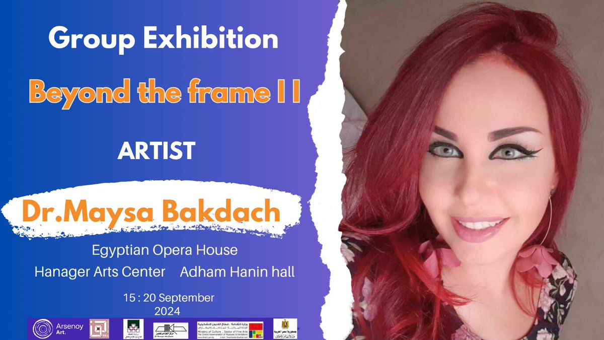 نتشرف بحضوركم في معرض دار الأوبرا المصرية الذي شاركت به مع نخبة من الفنانين العرب (الدعوة عامة )🌷

We are honored to invite you to attend the exhibition of Egyptian Opera House, in which I participated with a group  of Arab artists (the invitation is public)🌷