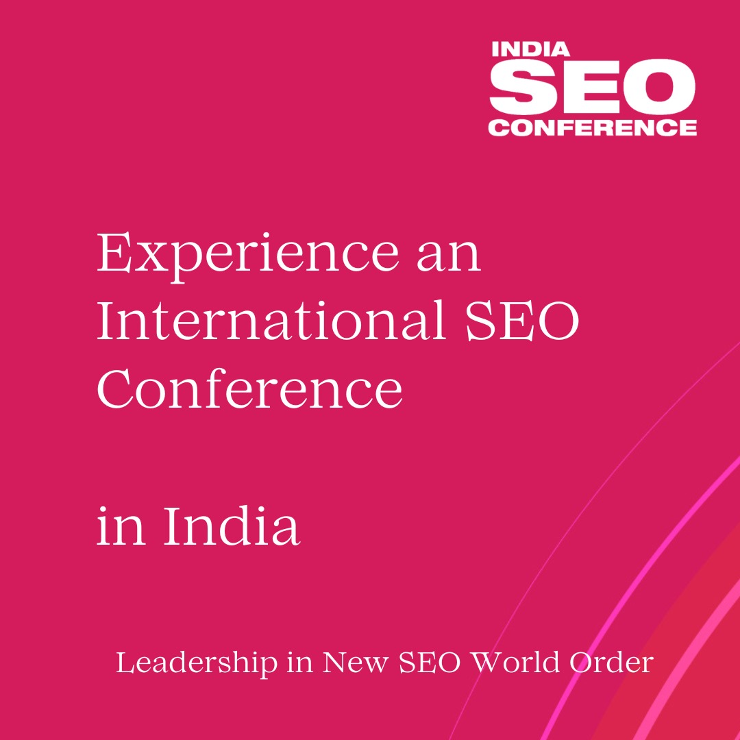 🚀 Something Big is Coming! 🚀
Top SEO minds from US, UK, UAE, Singapore &amp; India are gathering in Pune this January for India’s first-ever SEO Conference. Early bird tickets now open! Secure your spot: indiaseoconference.com
#ISC2025 #IndiaSEOConference #GMBBriefcase #India