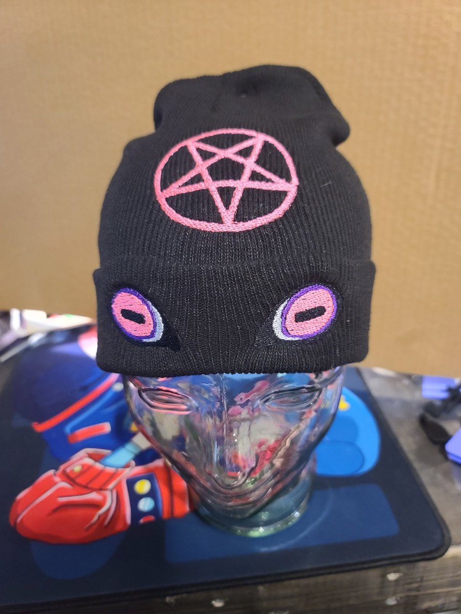 StudioParalysis's tweet photo. Some new hat designs in the works. Keep an eye out for more coming soon! https://t.co/4tE0PoHFyq