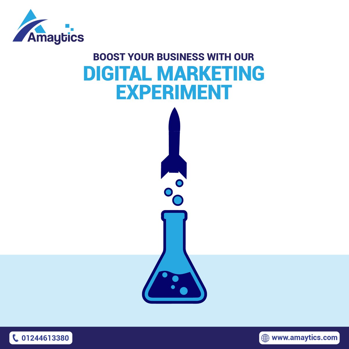 amaytics's tweet photo. 🚀 Boost Your Business with Our Digital Marketing Experiment! 🚀Ready to see explosive growth? Partner with Amaytics today!
📞 Call Us: 01244613380
🌐 Visit: https://t.co/PcbUTvYaqv
.
.
.
.
.
.
#DigitalMarketing #BusinessBoost #MarketingStrategy #InnovationInMarketing #Amaytics https://t.co/dk4H1Ik0C8