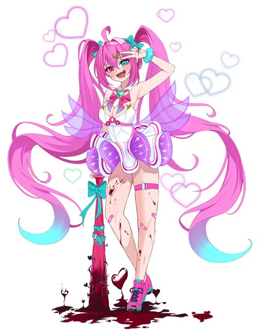 캐릭터 디자인
마법소녀 (물리) 