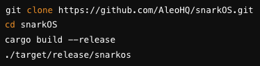 shikilmesin's tweet photo. 7/8 🛠️ Example: Running a Local Devnet Using SnarkOS
Clone SnarkOS, build it, and start your local devnet: https://t.co/2iu9K0bF1S