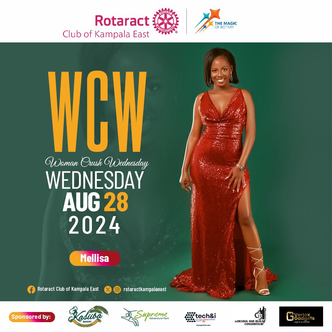 rctkampalaeast's tweet photo. She's a sky full of stars. ✨🎶 She's the kind of WCW who can outsmart Alexa. 😂#WCW❤️
We are crushing hard on Kyobe Donah Mellisa
@RGayaza @kyanjarotaract @RotaractD9213 @Destadia
#thegreatlakers
#eastforbusambaga
#magicofrotary
#funforchange https://t.co/xjuA5kr1mp