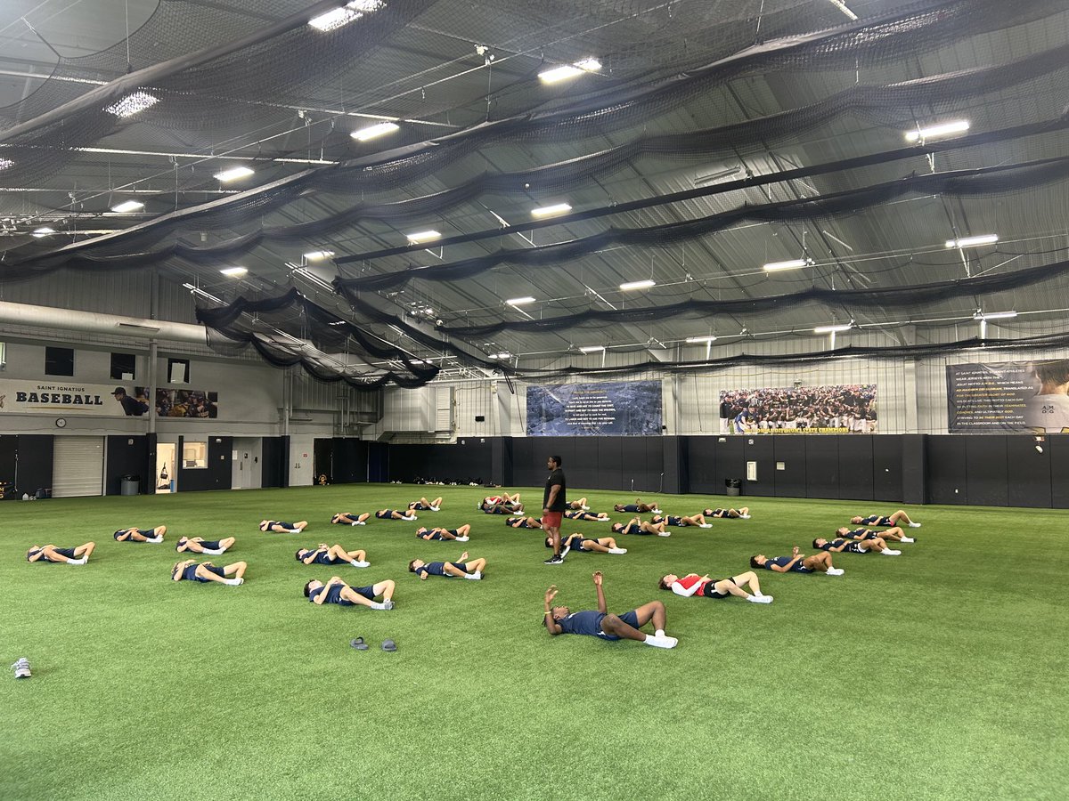 Yoga Monday with Coach Short is always a great way to start the week! #GoCats #WinTheDay