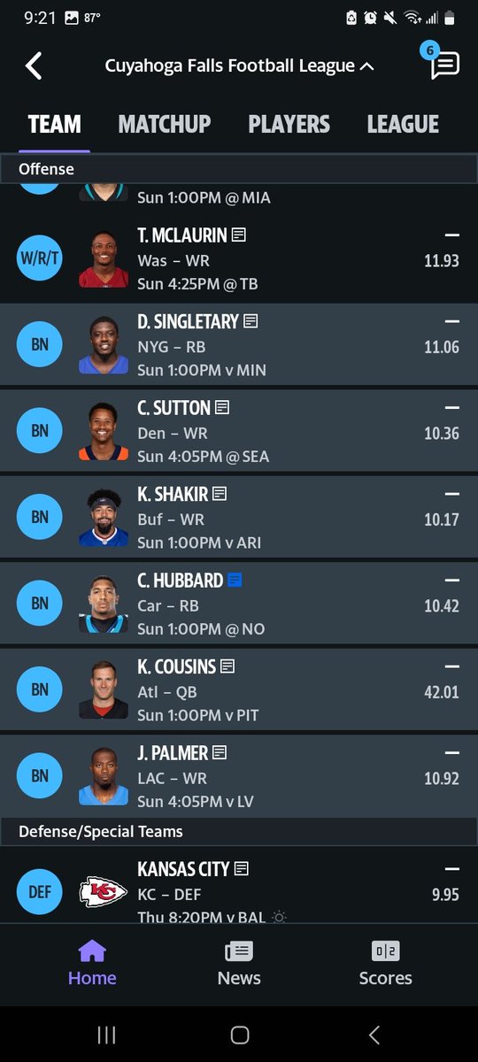 DSimms777's tweet photo. @jenpiacenti Nice! Thank you. Somehow....Bijan went 3rd. And your boy slipped?
Love the write up! Plan on him for Thursday's draft. https://t.co/LFZmdPbC8E