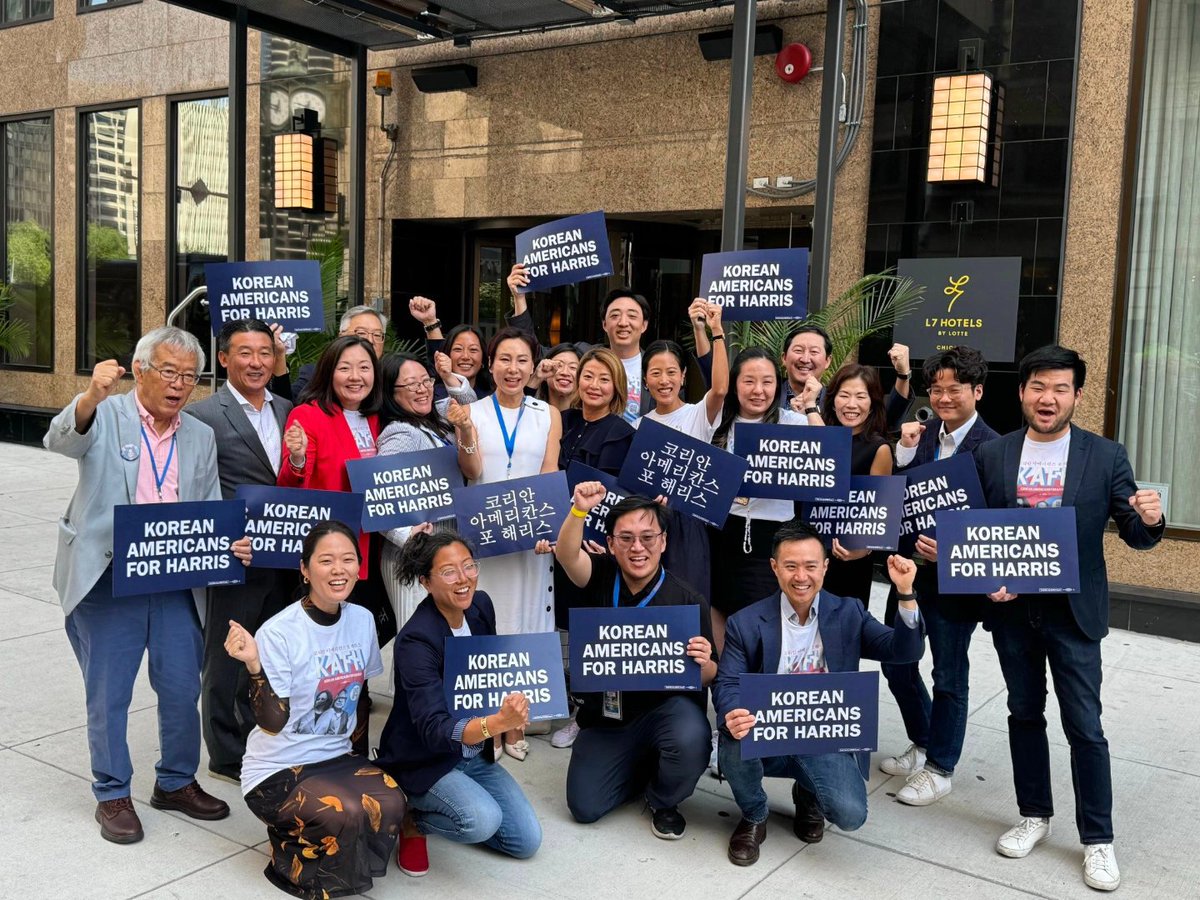 Korean Americans for Harris tweet media