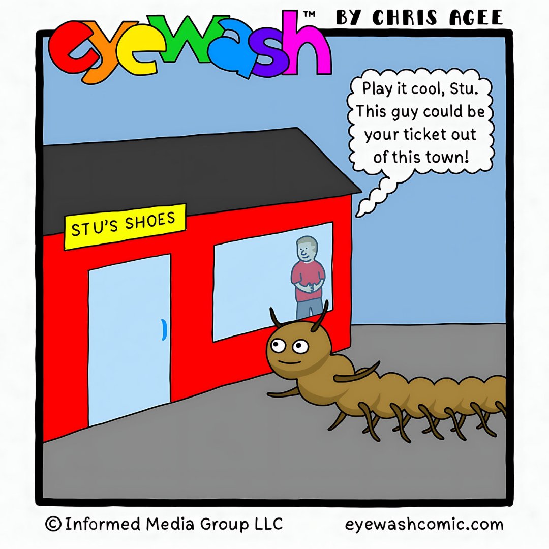 eyewashcomic's tweet photo. Eyewash lives here: https://eyewashcomic
#comics #funnymemes #humor #puns https://t.co/XPwTuSOTwN