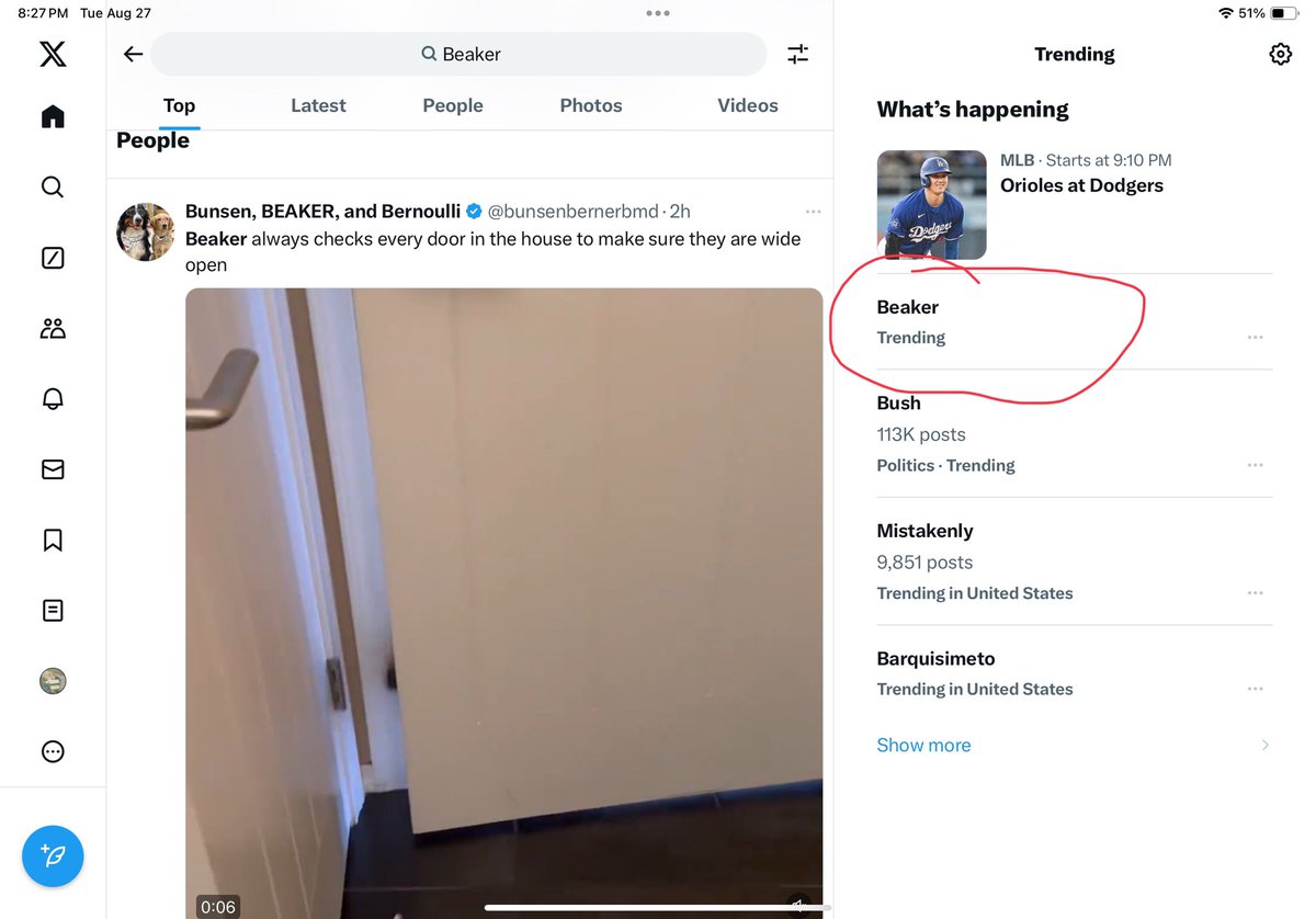 Beaker is trending <a href="/bunsenbernerbmd/">Bunsen, BEAKER, and Bernoulli🇨🇦</a>