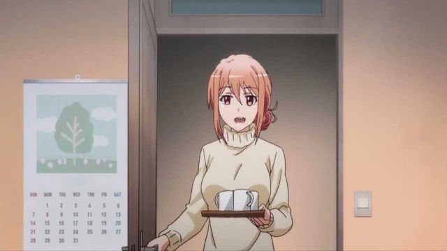 공부하느냐 힘들지? 사과 먹...