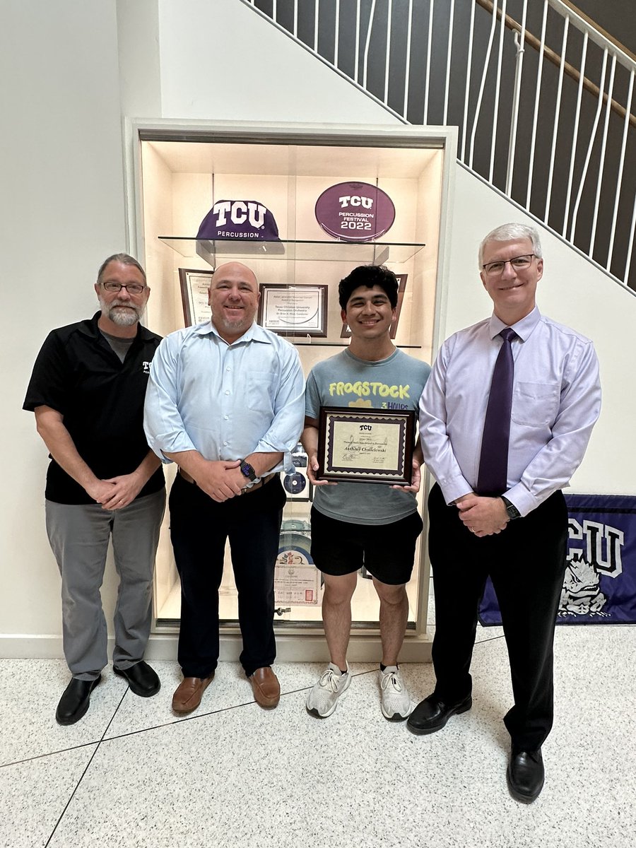TCU Percussion tweet media