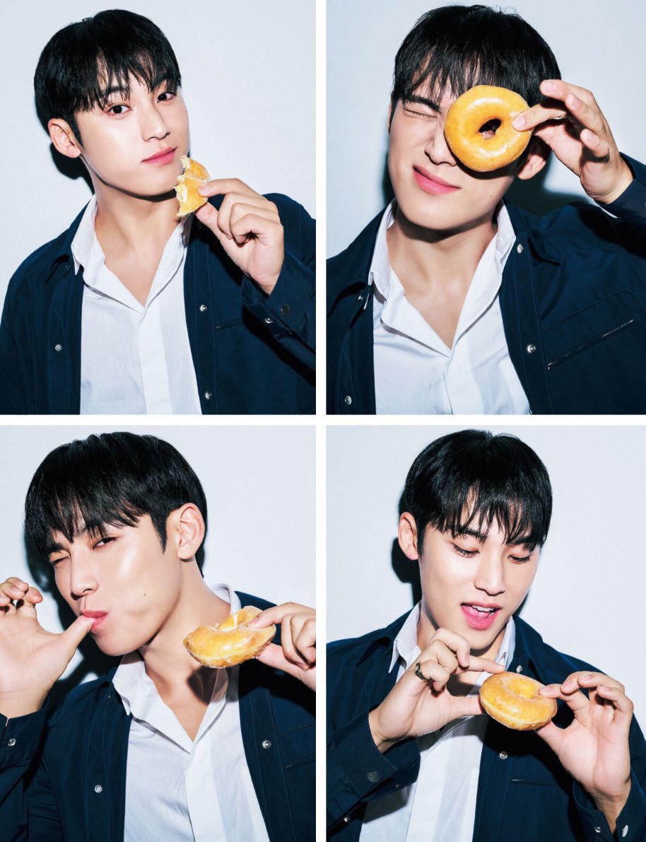 우리민규가
핫세테스트처럼 
“글레이즈드 도넛 테스트”를 한게 아닐까
그렇지 않고서야 민규얼굴 보느라 도넛이 지금 가려졌잖아 …🥹