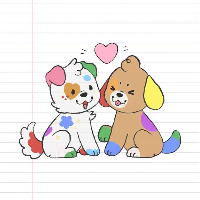 doodles and cookie for reference + taffy :3c