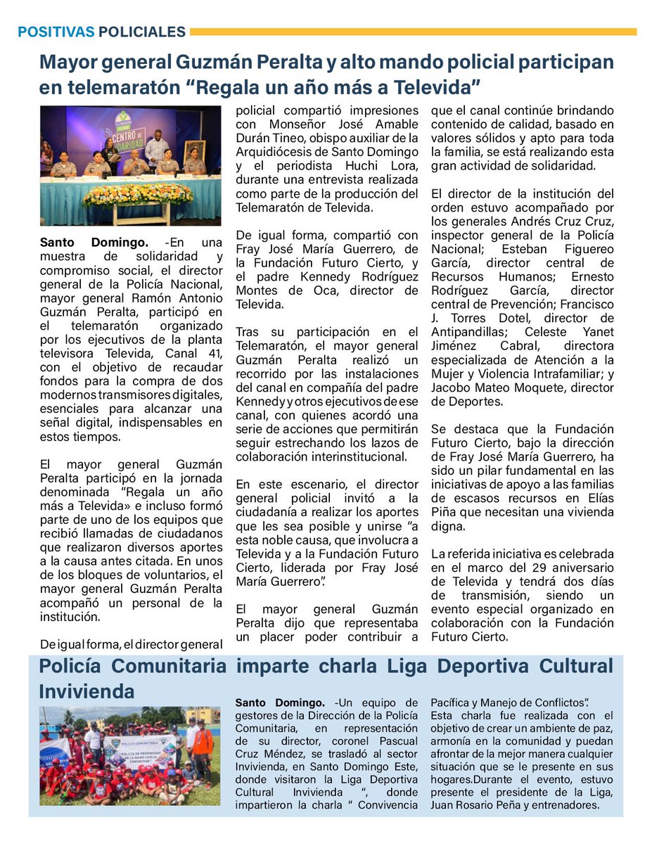 Policía Nacional República Dominicana tweet media