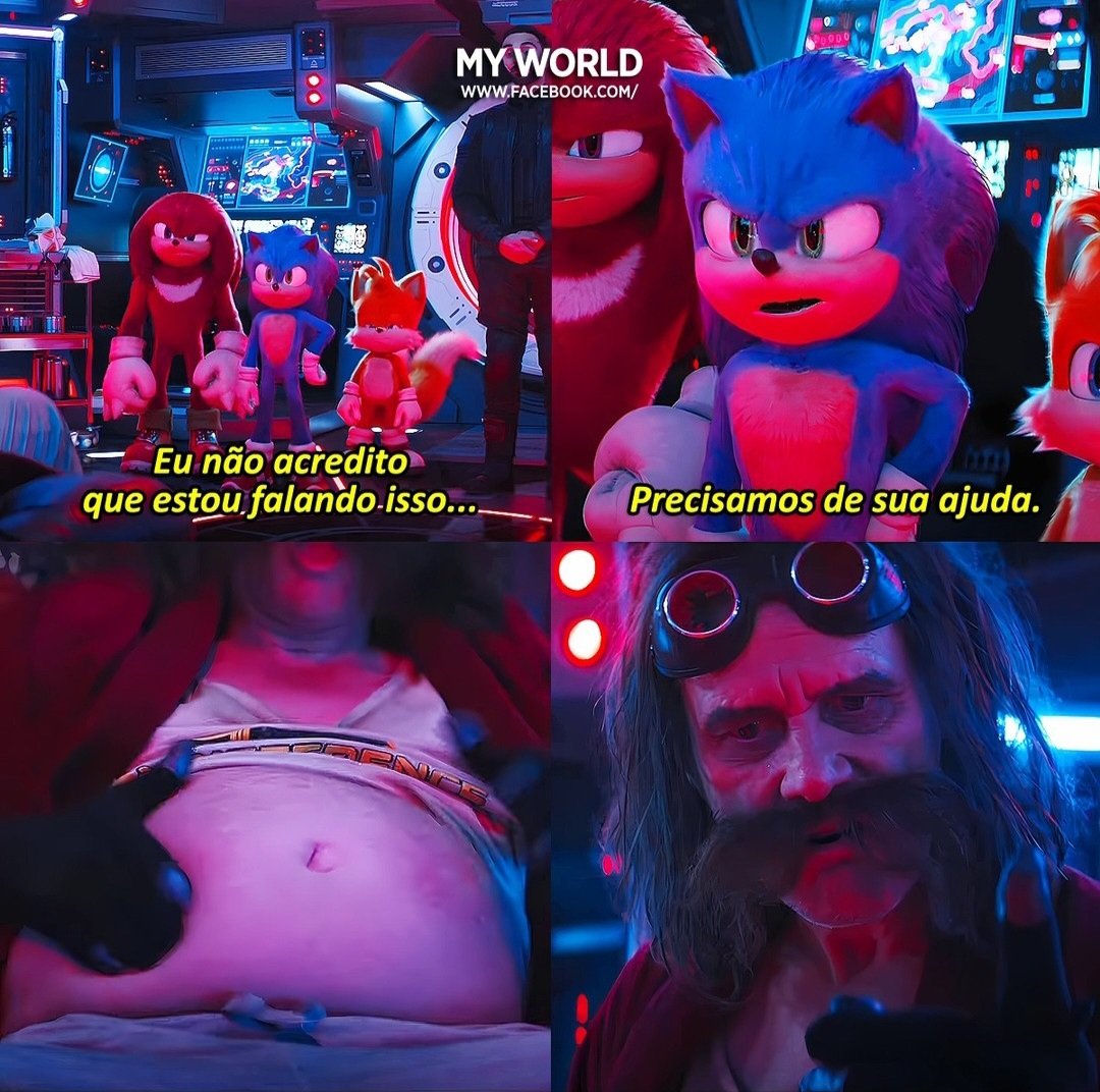 Teremos o Jim Carrey de volta em Sonic 3 !!!