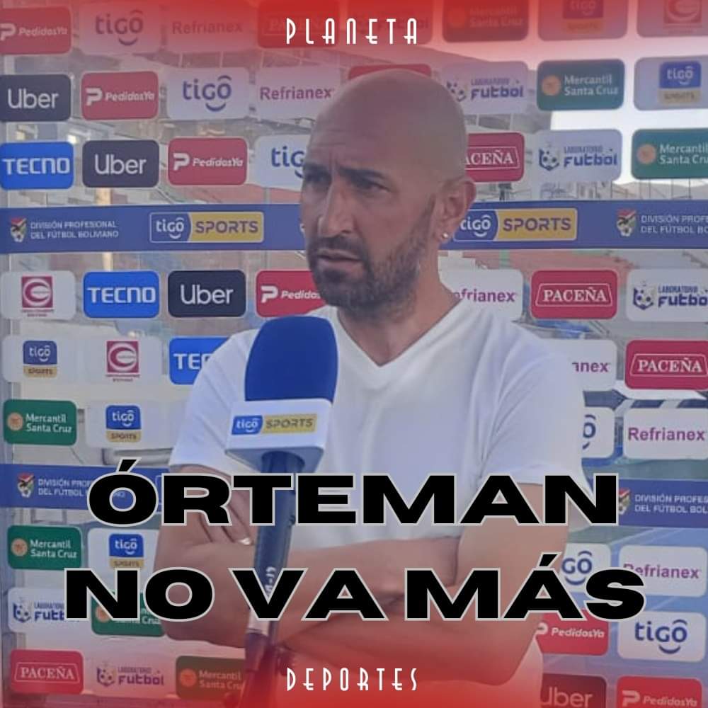 OFICIAL!!!
Dialogamos con la dirigencia del "Equipo del Pueblo" y nos confirman que oficialmente Sergio Órteman no va más como Director Técnico. Comienza la búsqueda de su reemplazante.