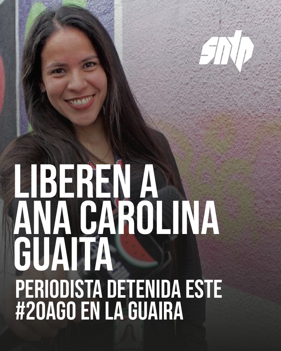 #AHORA | La <a href="/CIDH/">CIDH - IACHR</a> otorga medidas cautelares a la periodista Ana Carolina Guaita, periodista de <a href="/la_patilla/">La Patilla</a> detenida el #20Ago.
Considera que se encuentra en una situación de gravedad y urgencia de riesgo de daño irreparable a sus derechos en Venezuela.

oas.org/es/CIDH/jsForm…