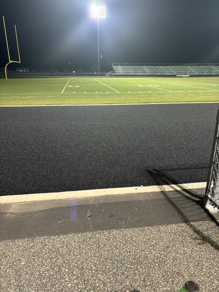 I know it is Football season! But!!!!! The track is looking good! Can’t wait to show it off to the county and state! Thanks Cumberland County Schools! Thanks Administration! Thanks to all the track guys and girls that came before and those that will get to work on this track!