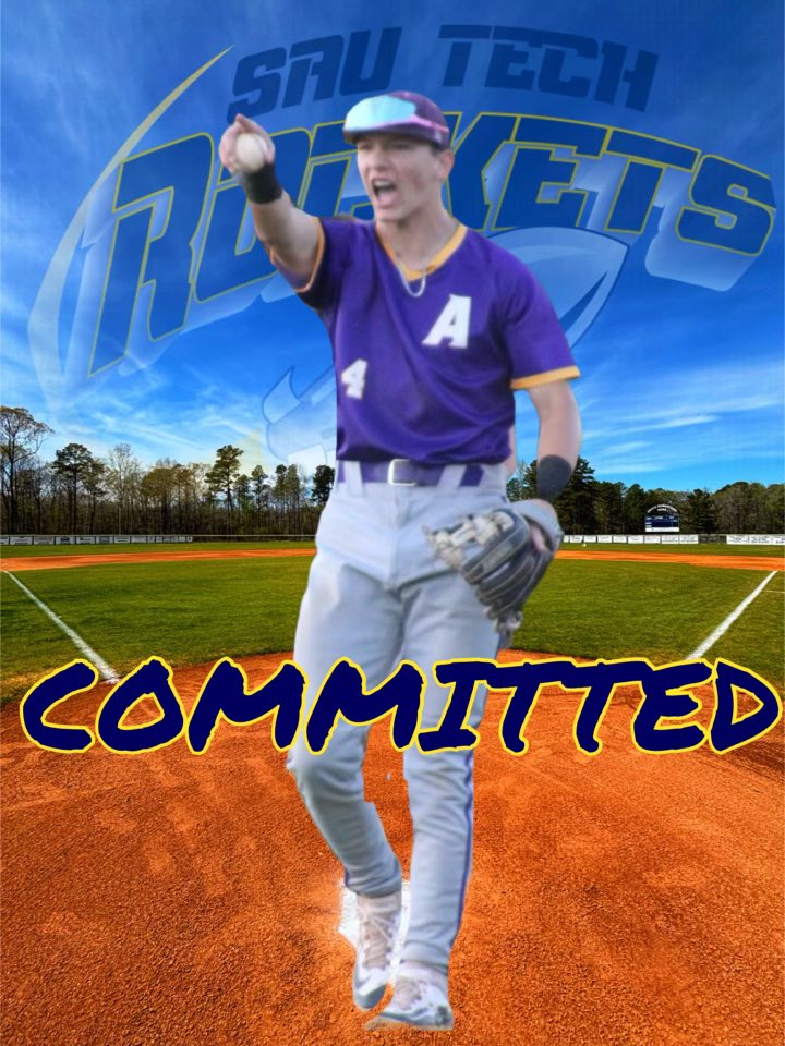 Kutter Dollarhide (@kutterdoll421) on Twitter photo I am proud to announce that I will be continuing my academic and baseball career at SAU Tech. I would like to thank <a href="/PirainoNick/">Nick Piraino</a> <a href="/matt_goodheart/">Matt Goodheart</a> <a href="/jdawson_4/">John D Dawson</a> for this opportunity.
Thank you to God, family,coaches, and friends. I would not be here today without you. I am proud to announce that I will be continuing my academic and baseball career at SAU Tech. I would like to thank <a href="/PirainoNick/">Nick Piraino</a> <a href="/matt_goodheart/">Matt Goodheart</a> <a href="/jdawson_4/">John D Dawson</a> for this opportunity.
Thank you to God, family,coaches, and friends. I would not be here today without you.