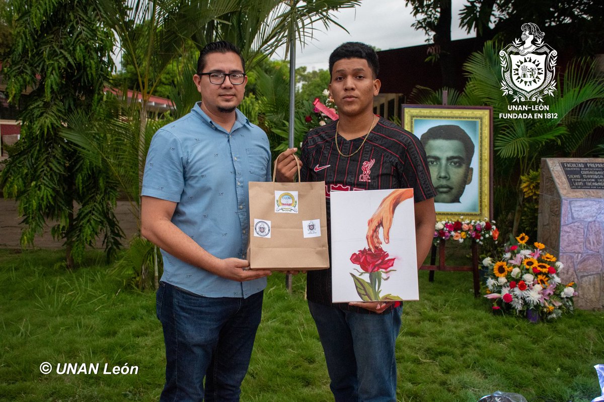 unanleon's tweet photo. UNAN-León realizó Gala Cultural en Honor al 57 Aniversario de la Gesta Heroica de Pancasan y al Legado del Comandante Silvio Mayorga Delgado, el evento tuvo lugar en el internado que lleva su mismo nombre, donde participaron activamente estudiantes del programa de becas en su honor.