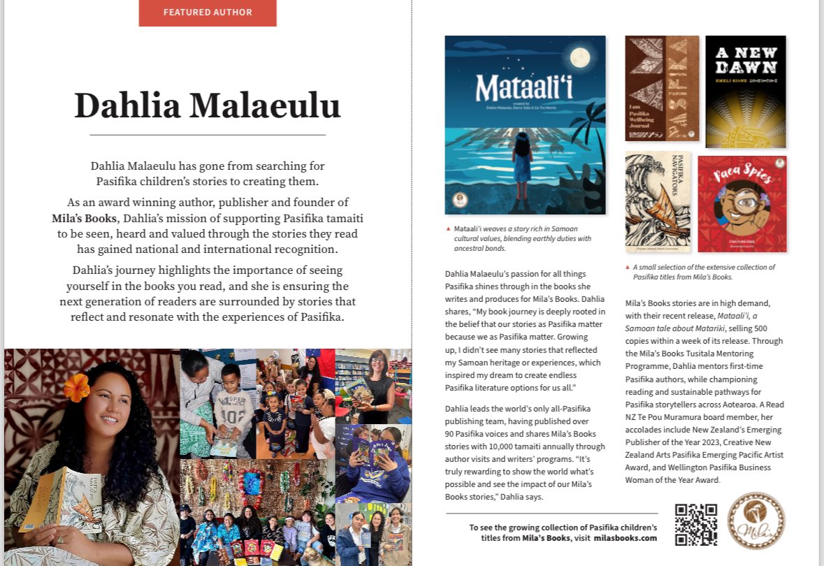 DahliaMalaeulu's tweet photo. Grateful for every chapter along this beautiful book journey @indiebooksnz ππΎπβ€οΈ
#bookmoments #pasifikaproud #bookblessed #all4ourtamaiti #ourstories #ourpower #milasbooks https://t.co/s7On9gYKmc