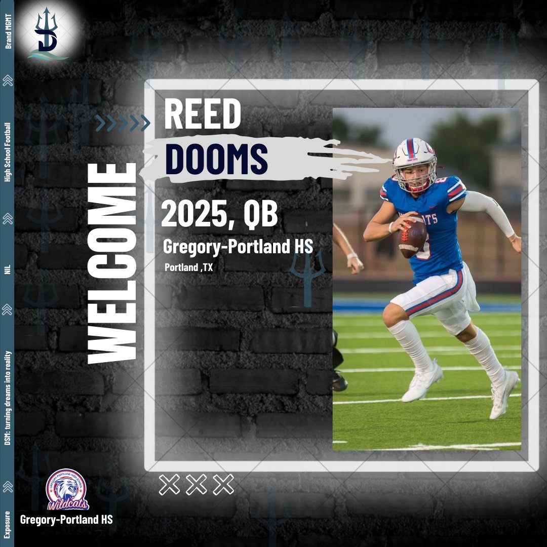 Recruits1st's tweet photo. Welcome to Diversion Sports Mgmt. 2025,Greorgy-Portland, QB, Recruit, Reed Dooms!       

🔱#dsmathlete x #dsmforksupfam https://t.co/uNkt5M9bqn