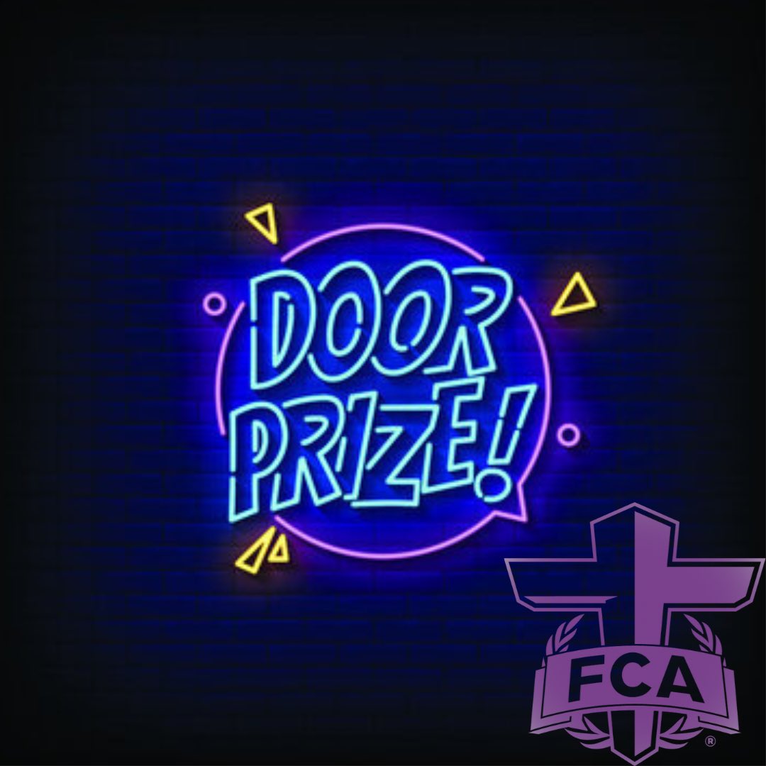 CCHS_FCA's tweet photo. 🚨FCA tomorrow morning at 7:35am in the gym! We’re having door prizes this week! 🚨 https://t.co/dB9q4bZHlN