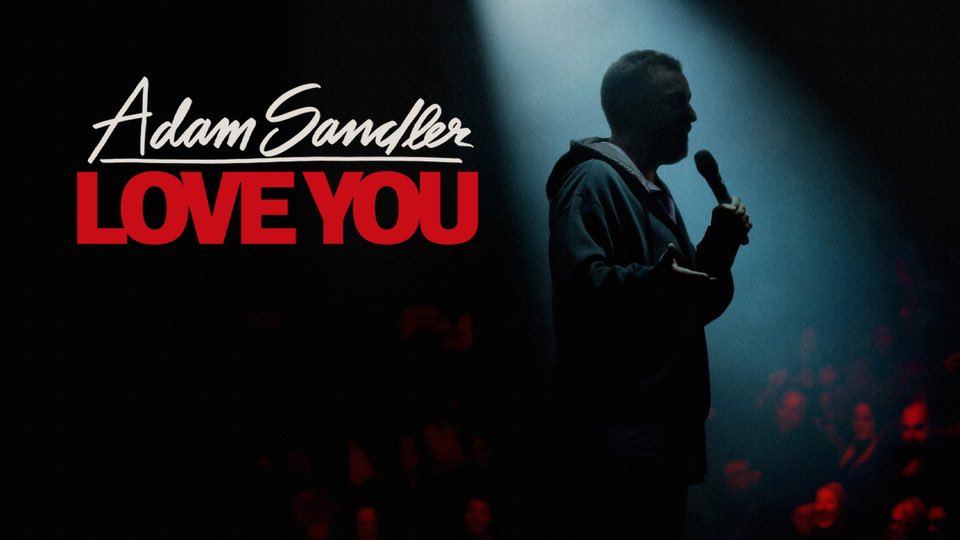GrahamSkipper's tweet photo. Adam Sandler’s Love You on @Netflix is a phenomenal work of art. Left me weeping tears of joy. And for those in the @RatedRBar family, it was shot at the Nocturne Theatre in LA, where we were reborn just this year! A must watch. Wonderful. https://t.co/GWj2zzznRa