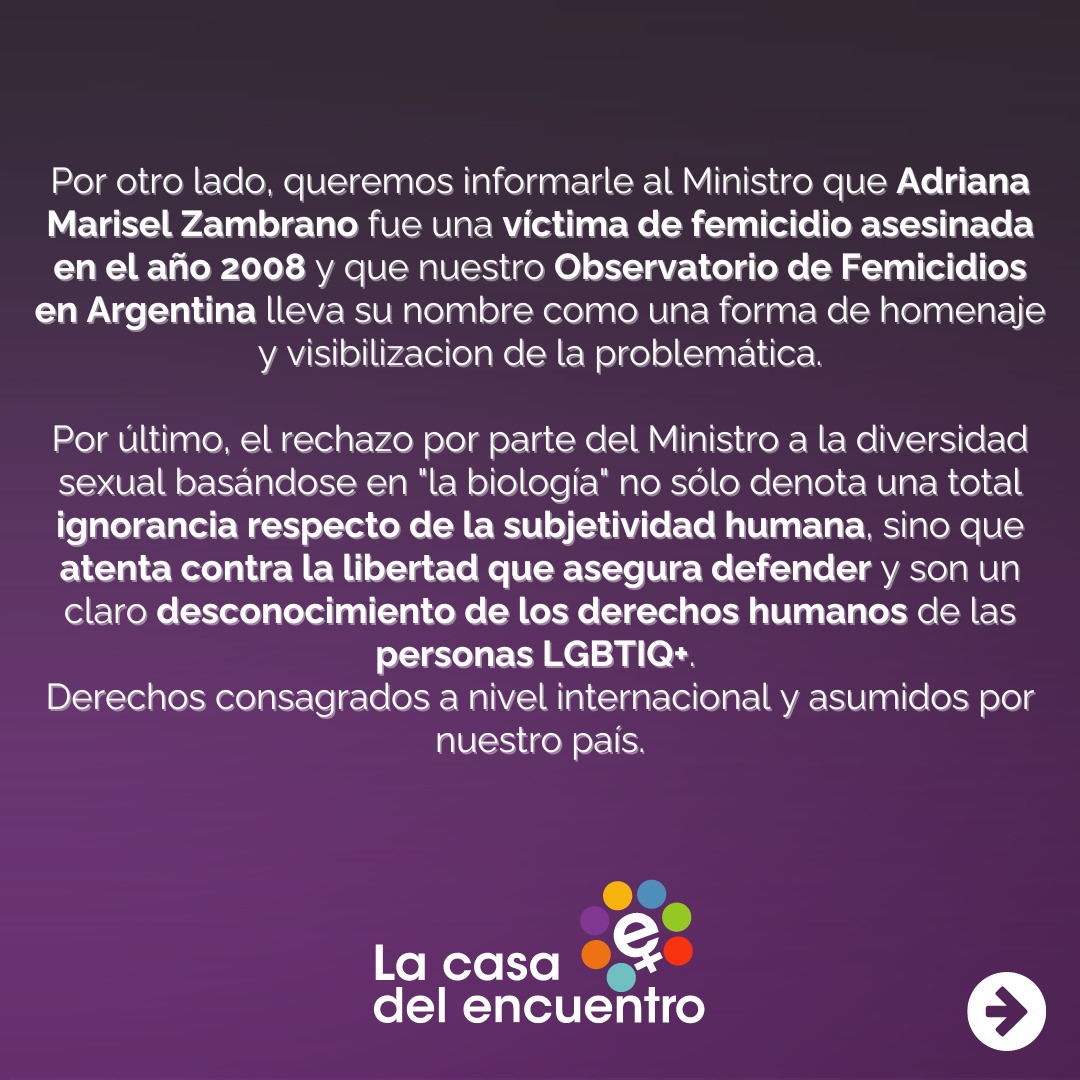 Casadelencuentr's tweet photo. Fomentar los discursos de odio y negar la violencia de género es ignorar una problemática mundial que se cobra miles de vidas anualmente. No es una enfermedad y tampoco la padecen las mujeres y diversidades que atraviesan una situación de violencia de genero. @m_cuneolibarona https://t.co/s9Mys787uV