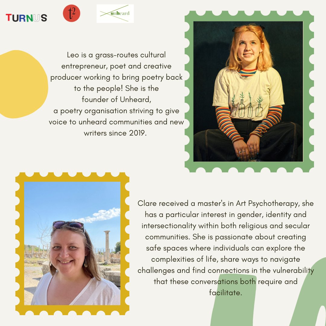 who will be your facilitators? 

zine making, poetry and art at TURNUS on the 31st August, 1200-1500
book your spot here: 
eventbrite.ie/e/984024893947… 

supported by <a href="/t2wrld/">t2.world</a>