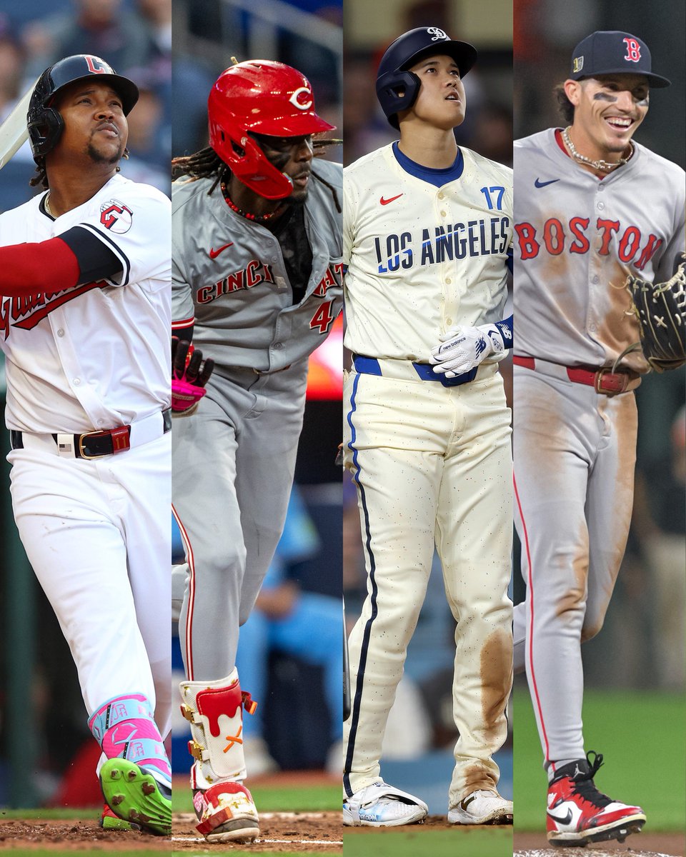 MLB's tweet photo. With his 20th home run tonight, Jarren Duran joins José Ramírez, Elly De La Cruz, and Shohei Ohtani as the only players with 20+ home runs and 30+ stolen bases this season. https://t.co/9BEFiilvlR