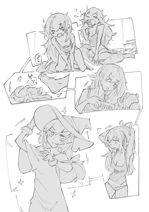 フォロワー氏がおすすめしてた筆ペン入れてみたのでらくがき 