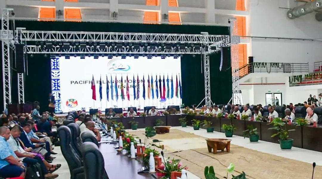 Fiji Ministry of Foreign Affairs (@fiji_mofa) on Twitter photo Prime Minister Hon. <a href="/slrabuka/">Prime Minister Sitiveni Rabuka</a> delivered Fiji's national statement at the 53rd Pacific Islands Forum Leaders Meeting Plenary Session in Tonga 🇹🇴. PM Rabuka said that a combined Pacific voice rings loud and echoes afar, and “Our unity is our dignity and strength." #Fiji🇫🇯 #PIFLM53 Prime Minister Hon. <a href="/slrabuka/">Prime Minister Sitiveni Rabuka</a> delivered Fiji's national statement at the 53rd Pacific Islands Forum Leaders Meeting Plenary Session in Tonga 🇹🇴. PM Rabuka said that a combined Pacific voice rings loud and echoes afar, and “Our unity is our dignity and strength." #Fiji🇫🇯 #PIFLM53