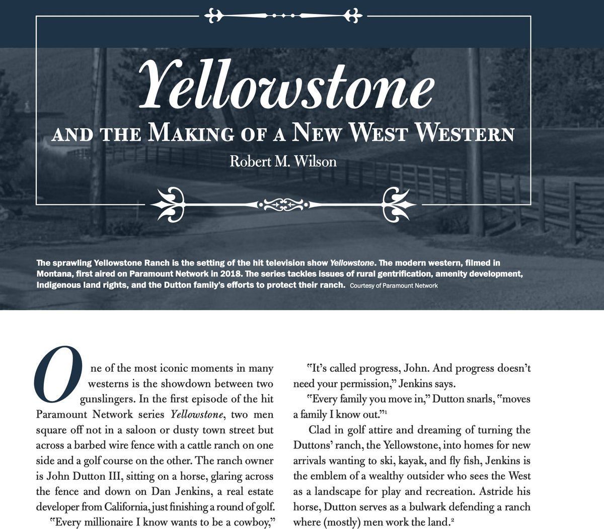 In my recent essay on the TV series Yellowstone, I draw on the work of R. Reeves and C. Emba to show the ways the show highlights the plight of white, working class men and how the Y. Ranch forges wayward boys and manchilds into men.  <a href="/RichardvReeves/">Richard V. Reeves</a> <a href="/ChristineEmba/">Christine Emba</a>