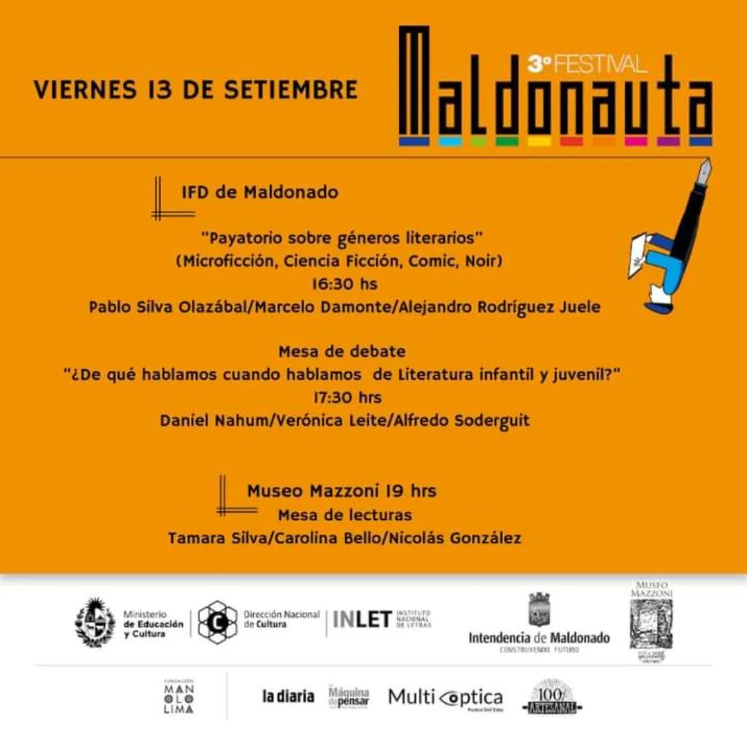 ifdep33's tweet photo. Festival Maldonauta 3. Anoten, repartan. Nos vemos. https://t.co/jz3KqWSKQ0