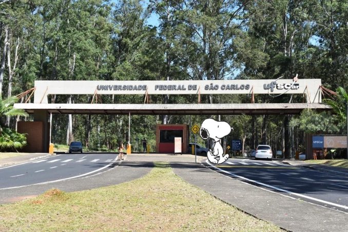 luisabnds's tweet photo. snoopy visitando a ufscar https://t.co/pD4l4XHPVZ