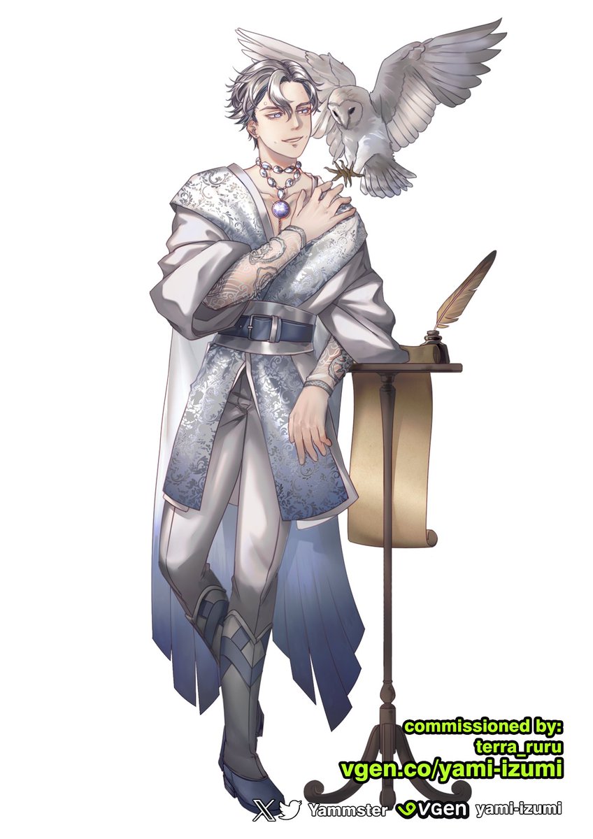 Yammster's tweet photo. Thank you @terra_ruru for commissioning me your OC! It was fun to personally interpret the referenced outfit to fit the character 🩷 #VGenOpen #VGenComm #VGen https://t.co/wwlpu7Dccy