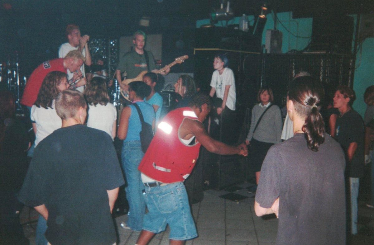 Linkin Park playing at Twisters (aka Strange Matter) July 2000 is crazy. Pic stolen from Facebook.