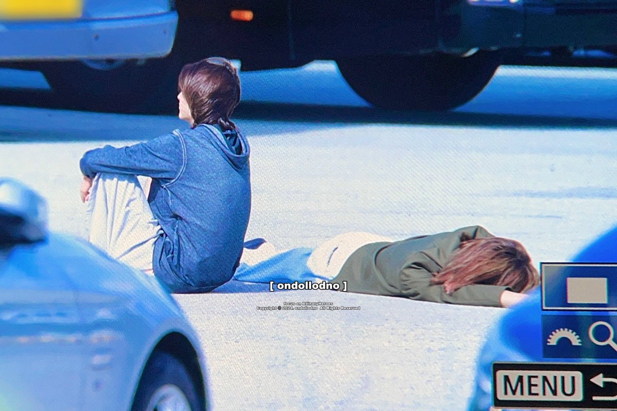 gaonfansite's tweet photo. did your idols lay down on the street like this?? 

my idol, xdinary heroes did 😭😭 https://t.co/H1Q97x4FhE