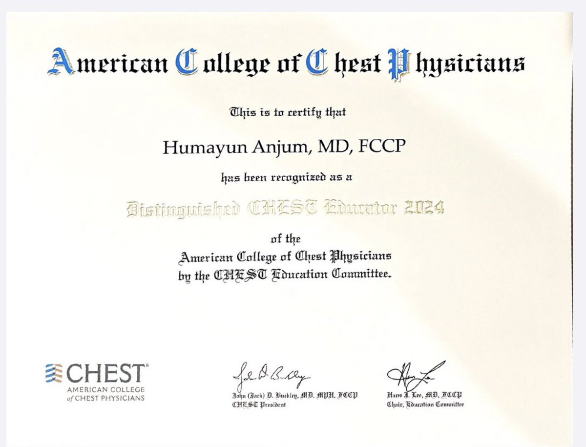 HA77's tweet photo. And, it finally arrived 

#CHEST #2024 #EducatorAward #humbledandhonored

@accpchest https://t.co/0X0bRPvmA7