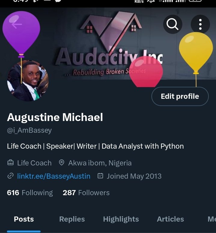 i_AmBassey's tweet photo. I got Balloons today. 
Happy birthday to me.
#Birthday 
#HAPPYBIRTHDAY https://t.co/hZO5ldA7iS