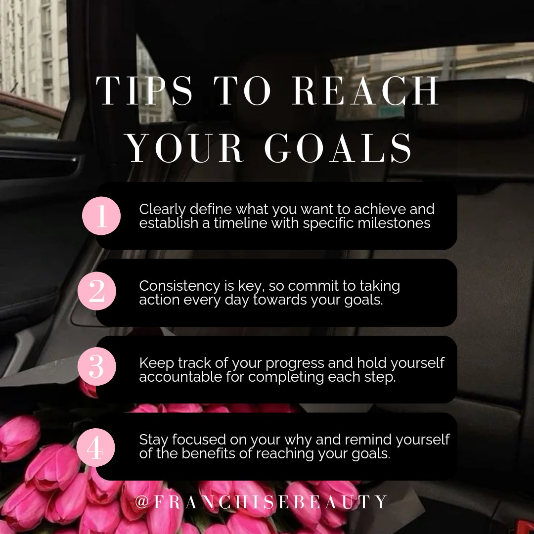 franchisebeauty's tweet image. Your goals, your dreams, your time. 

Self-love is about investing in you. 💫

#FranchiseBeauty #YourGoals #YourDreams #YourTime