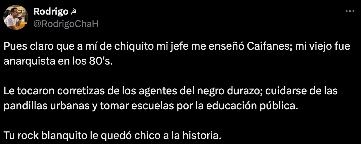 "Caifanes":
Por las siguientes publicaciones.