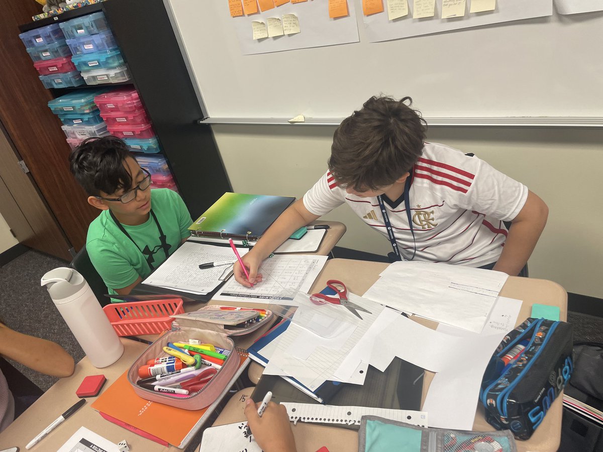 SchulerIsCooler's tweet photo. Working together and having a “self checking” activity provides fun, gives practice, and it helps me have time to walk around and fix misconceptions! I love activities like this! Rollin’ Review for the win! 
@TISDCPJHS @TomballISD @ReneeMiller0104 @AllThingsAlg https://t.co/RP9xvWYPsj