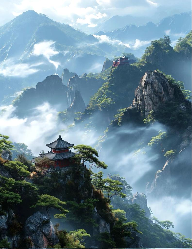 zvsy33's tweet photo. Clouds around.
峰林仙境，十里画屏。 https://t.co/PKgdOsOsK9