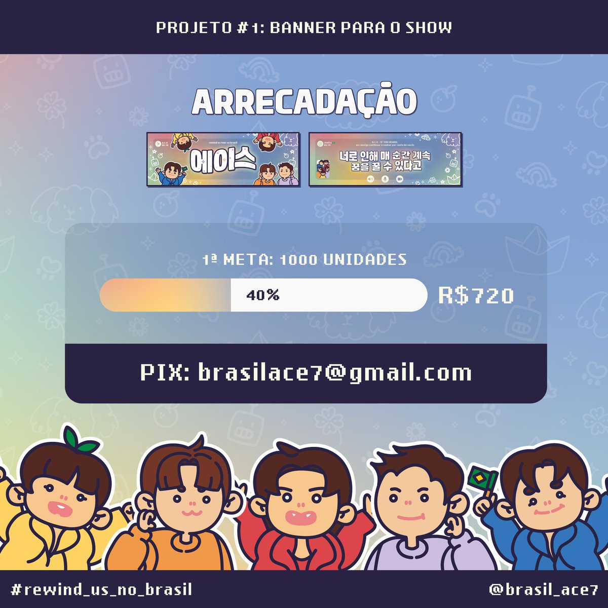 Brasil_ACE7's tweet photo. @official_ACE7 E já chegamos nos 40%! Vamos lá choices!

#ACE #에이스 #ACEinBrazil @official_ACE7 https://t.co/NPctB1iBHq