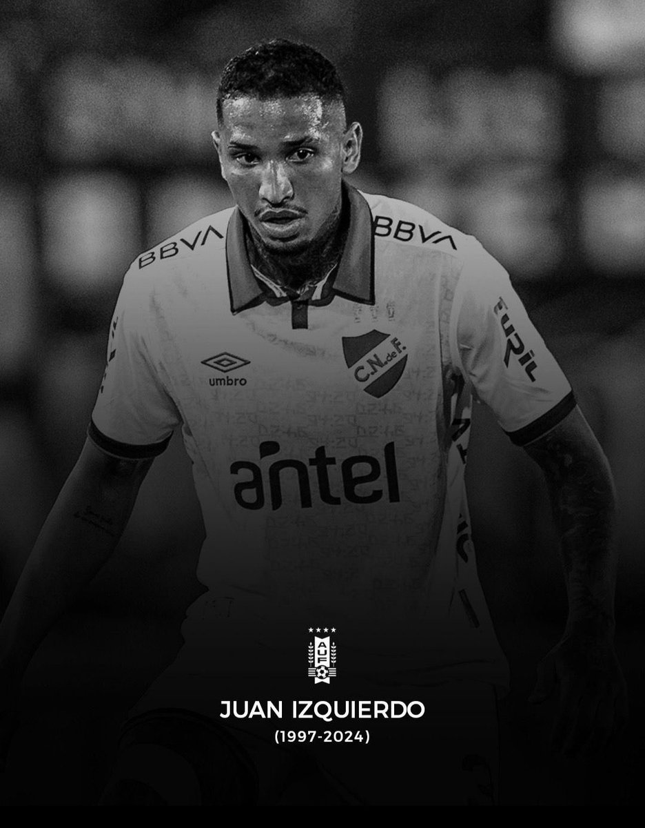 Al q ama al fútbol profundamente(no importa x quién simpatizas)ésta pérdida y de la forma en q sucedió,lo deja con tristeza y raras sensaciones. Fútbol de Luto.QEPD y Fuerzas a sus seres queridos.