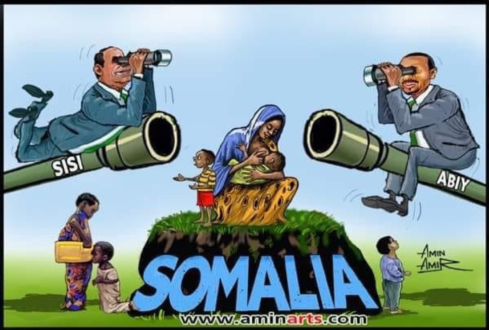 SomPundit's tweet photo. Abiy and SISI can fight their GERD war somewhere else but not in Somalia 🇸🇴.
Somali people have their own problems to deal with than to be dragged into the Nile war. #ZeroBenefit
Somalia and Turkey 🇹🇷 have signed a maritime deal to deter Abiy’s MOU and that’s sufficient. https://t.co/A5uuQsQTXU