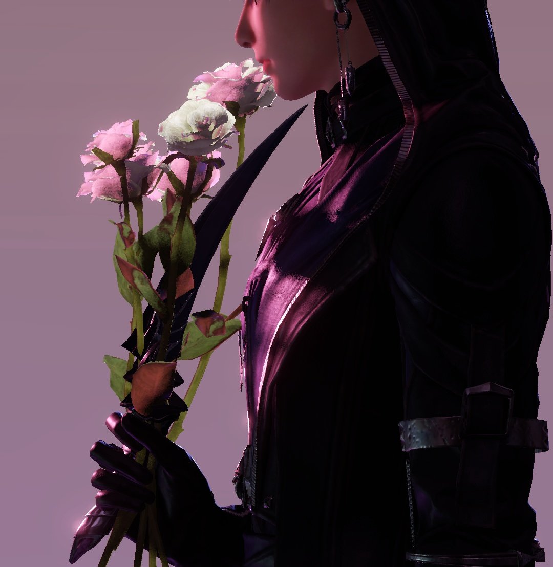 tampak depan: 🥰          tampak samping: 😈