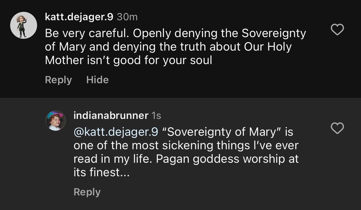 IndianaBrunner's tweet image. When will Catholics just admit they worship Mary?