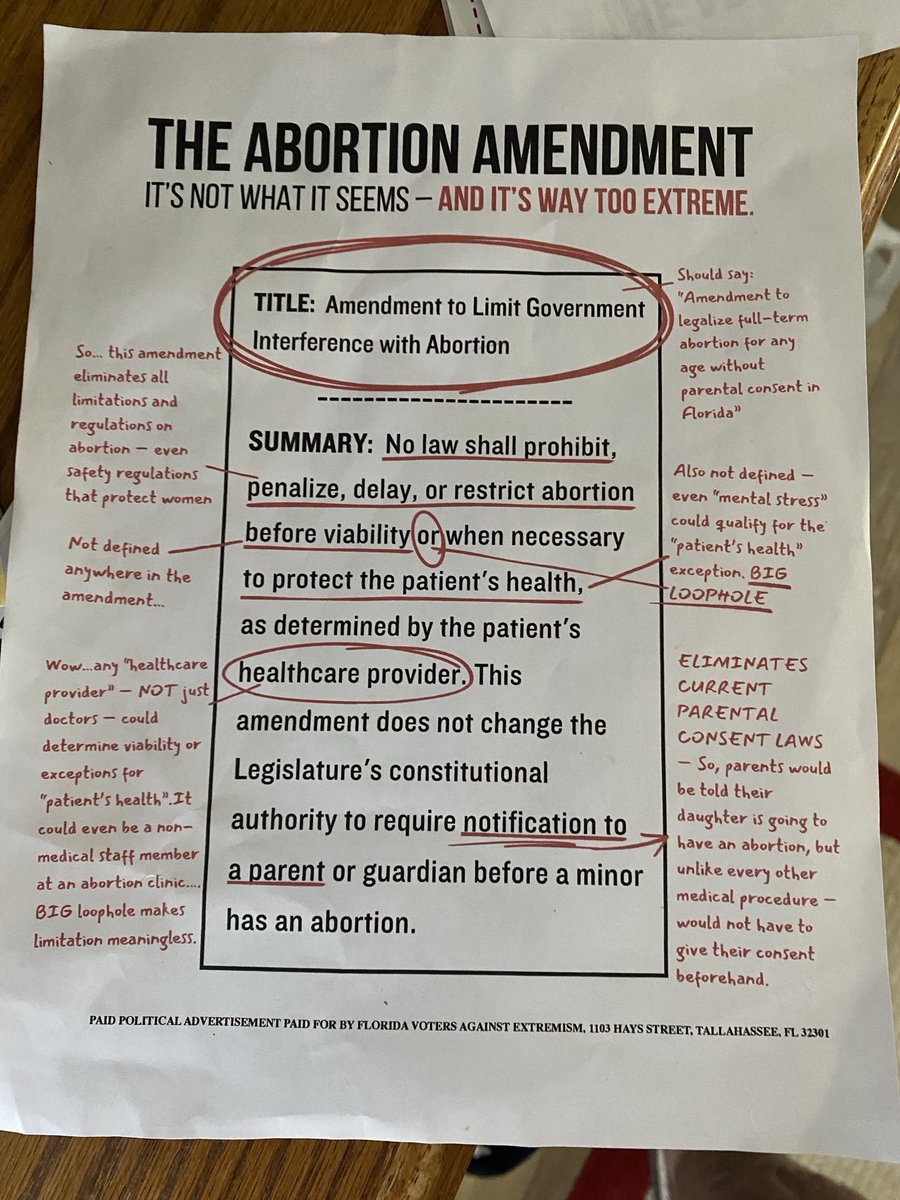 Please vote No on Amendment 4 !!! Here are reasons why plus the language in the amendment is deceptive. But also other reasons why too. Please save lives so we can have a future !!